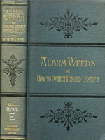 NYSL Decorative Cover: Album weeds, or, How to detect forged stamps.