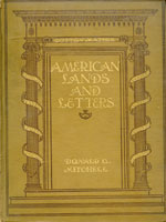 NYSL Decorative Cover: American lands and letters