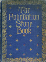 NYSL Decorative Cover: Foundation stone book, Washington cathedral, A.D. 1907