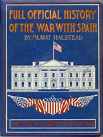 NYSL Decorative Cover: Full official history of the war with Spain 