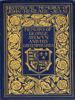 NYSL Decorative Cover: Memoirs of George Selwyn