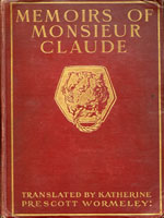 NYSL Decorative Cover: Memoirs of Monsieur Claude