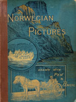 NYSL Decorative Cover: Norwegian pictures drawn with pen and pencil