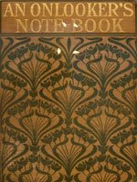 NYSL Decorative Cover: Onlooker's note-book