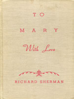 NYSL Decorative Cover: To Mary with love